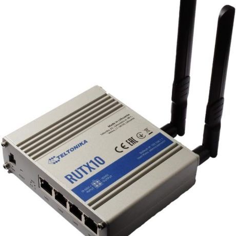 Teltonika RUTX10 router industrial wifi vpn dual band bluetooh, vista principal